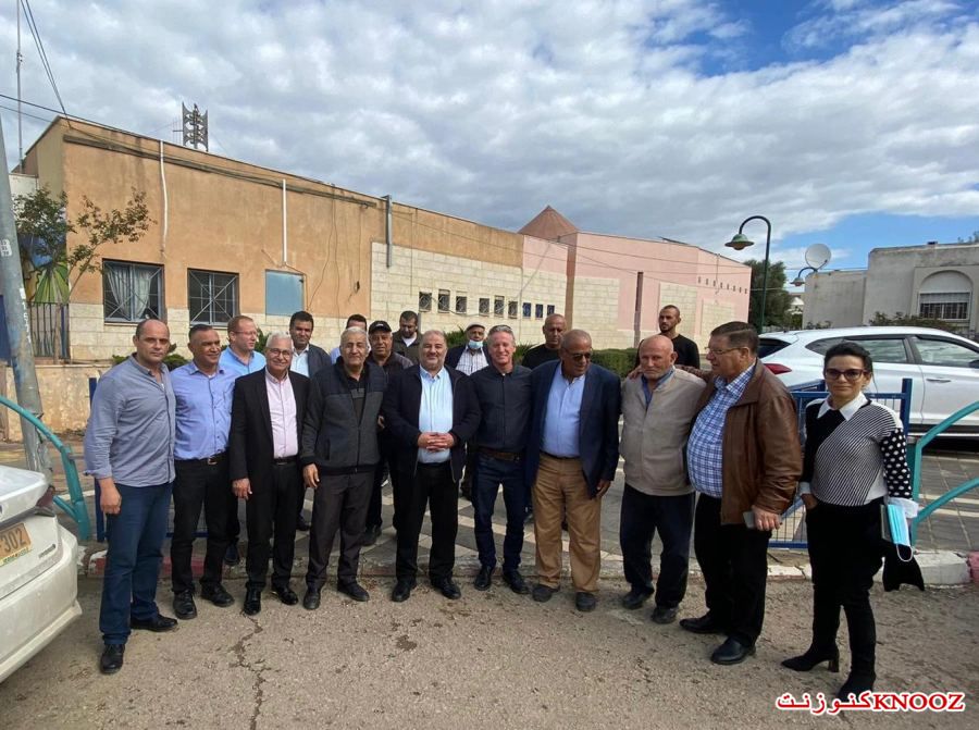 وفد الموحدة بزيارة عمل للمجلس الإقليمي جلبوع وللبلدات العربية التابعة له بعد دمجهم في خطة 